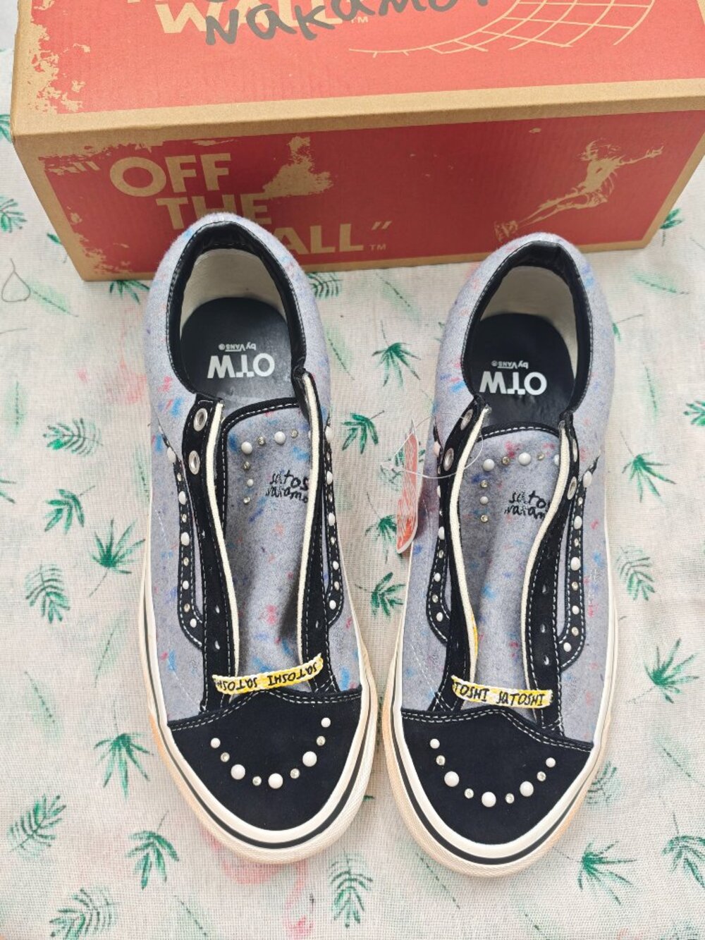 Vans Old Skool x Satoshi Nakamoto Studded Low Top Sneakers